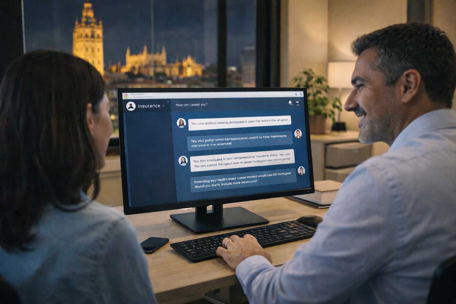 Empresas de Seguros: Atención al equipo comercial con respuestas precisas automatizadas
